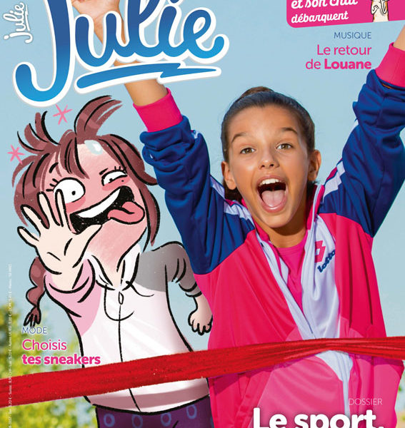 Couverture d'octobre du magazine Julie.