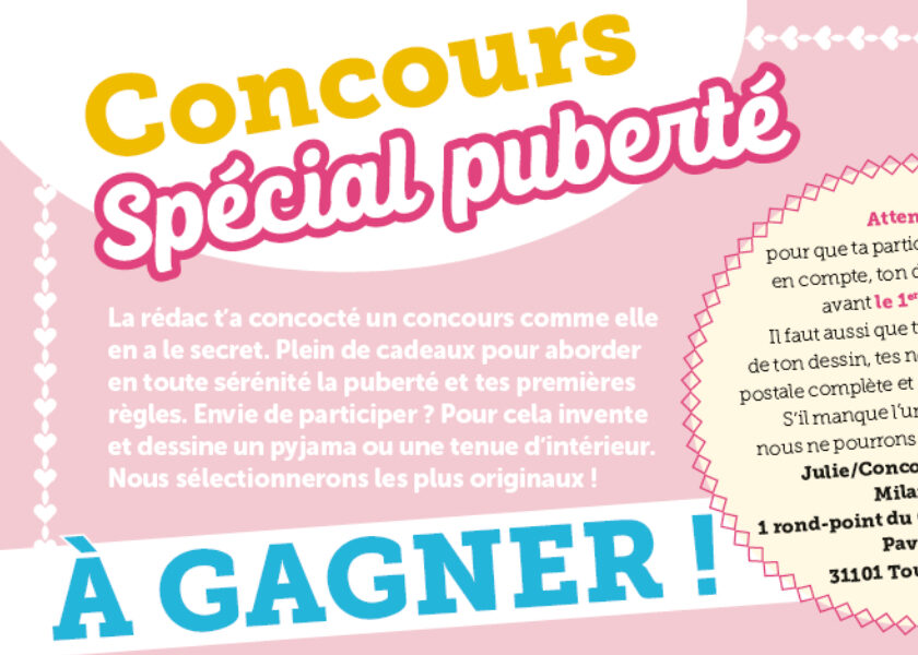 concours puberte julie