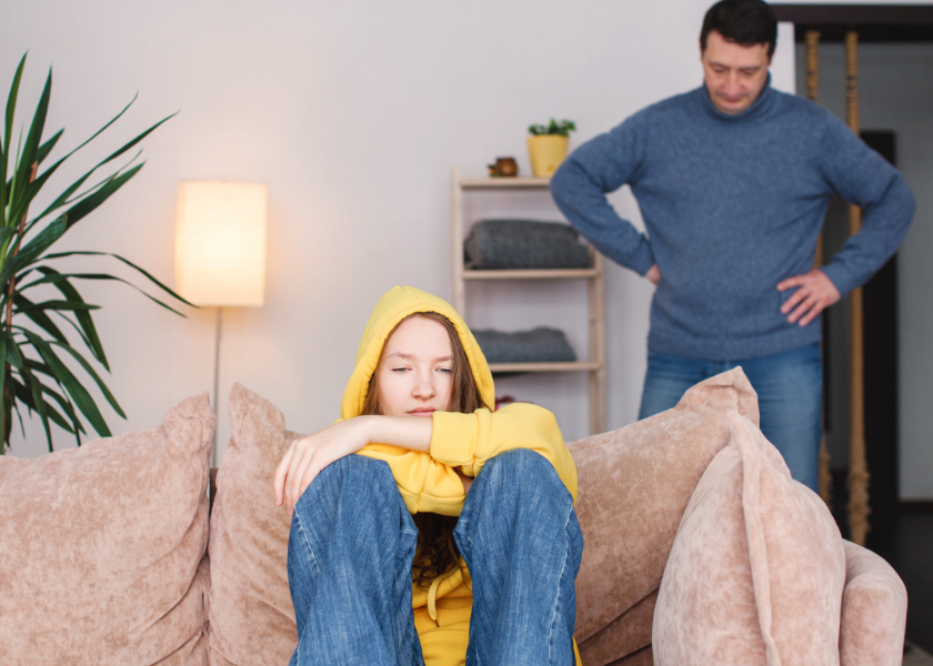 honte dispute père papa parents