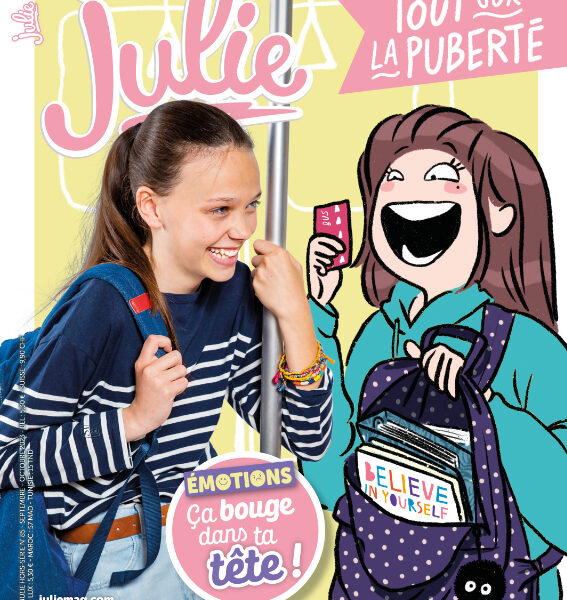 he hors-série puberté émotions tête autonomie julie magazine