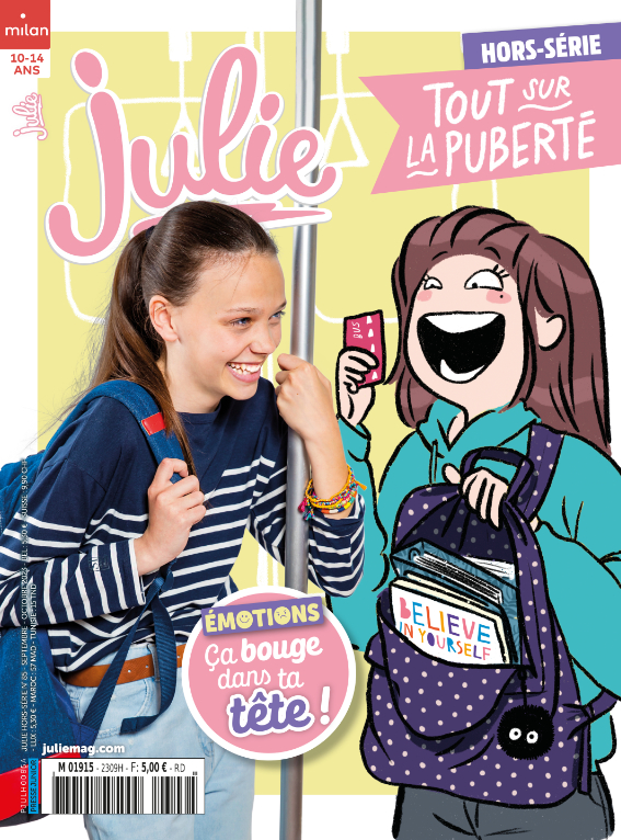 he hors-série puberté émotions tête autonomie julie magazine