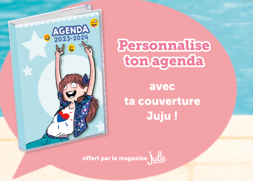 couverture agenda julie magazine