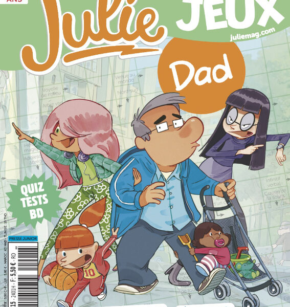 hors-série jeux bd dad julie magazine