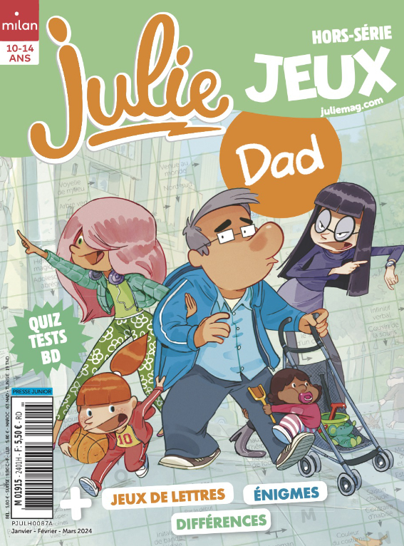 hors-série jeux bd dad julie magazine