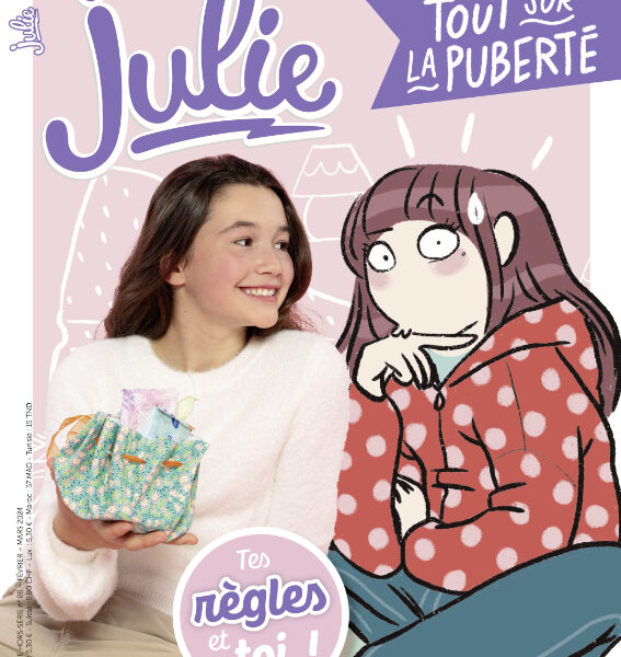 hors-série puberté règles julie magazine