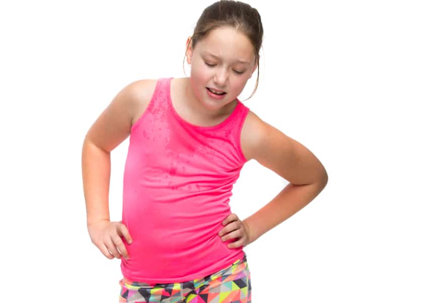 fille en sueur fatiguer sport course julie magazine