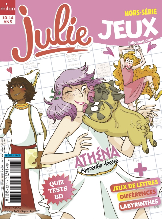 julie hors série jeux été 2025 athena
