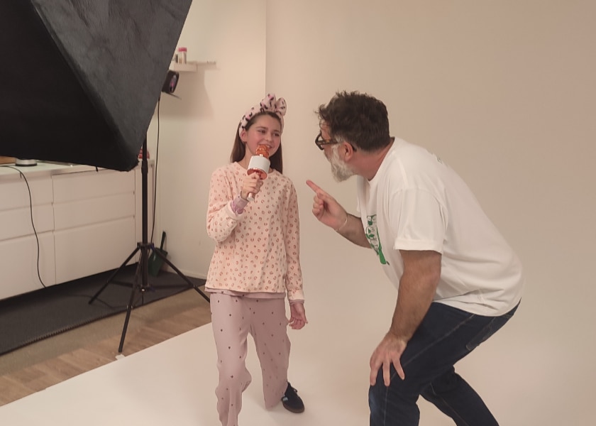 coulisses seance photo magazine julie