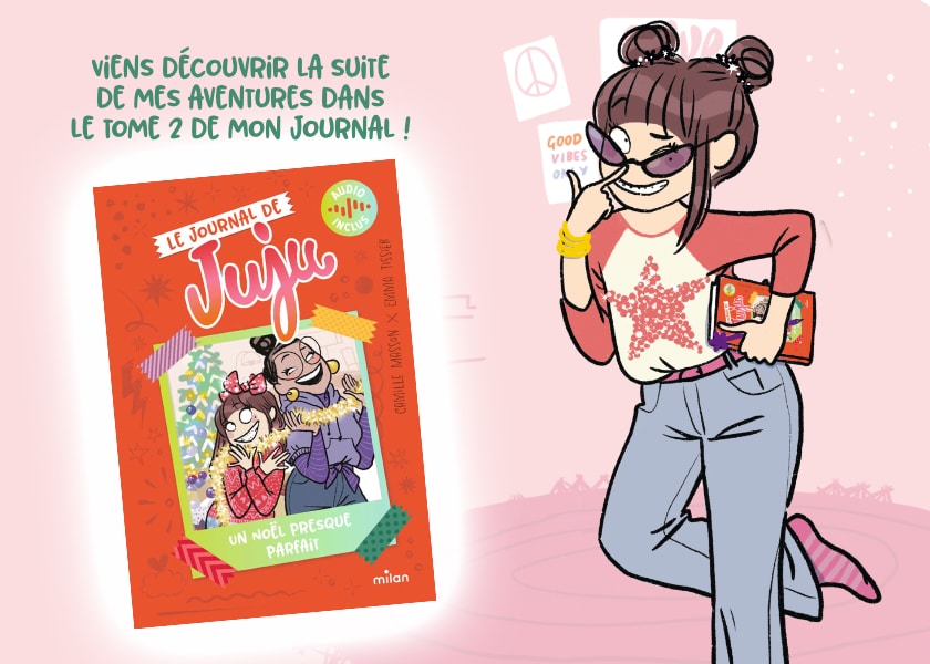 journal de juju tome 2 un noel presque parfait julie magazine camille masson emma tissier